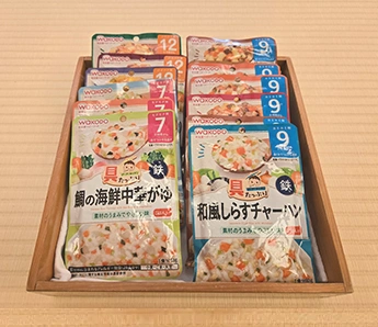 月齢に応じた離乳食