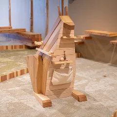 転がるカンガルー