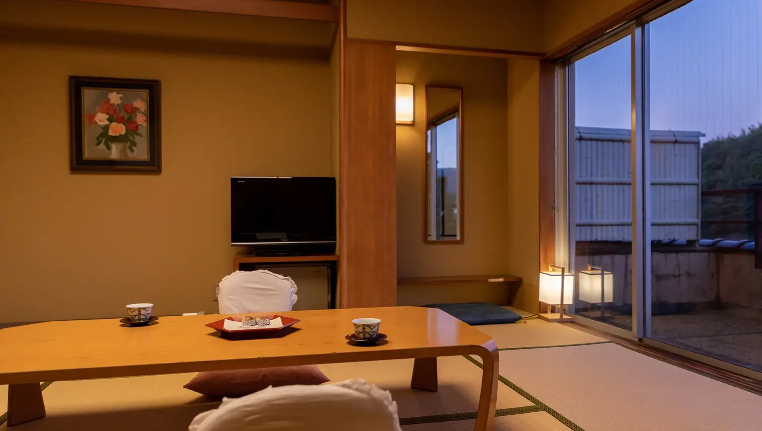 落ち着きのある昔懐かしい和の客室